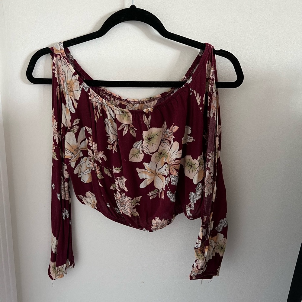 Vacation boho flower top